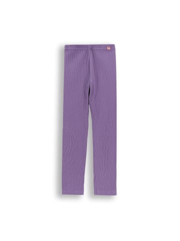 Coccodrillo Gerippte Leggings mit langem Bein in violett
