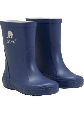 CeLaVi Kinder Gummistiefel "Basic Wellies Solid" in Blau