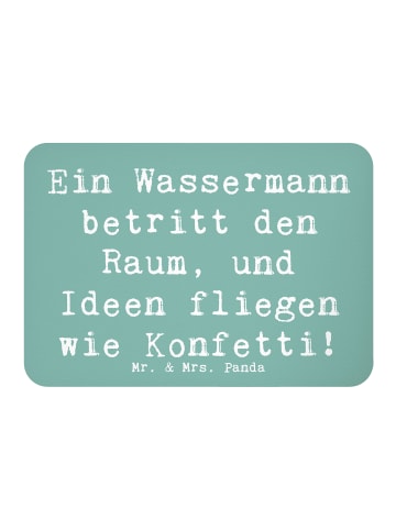 Mr. & Mrs. Panda Kühlschrankmagnet Spruch Wassermann Ideenflug m... in Meeresbrise