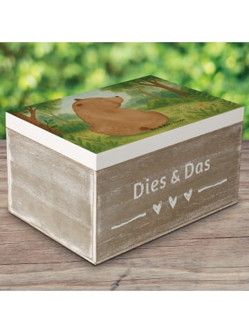 Mr. & Mrs. Panda Geschenkdose Bär Schulterblick Design ohne Spruch in Weiß
