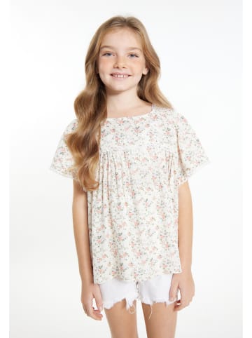 DreiMaster Vintage Mädchen (Kids) Bluse in Weiss Blume