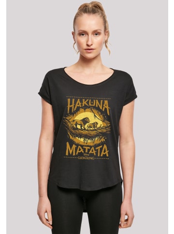 F4NT4STIC T-Shirt König der Löwen Hakuna Matata in schwarz