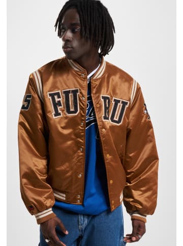 FUBU College-Jacken in brown/black/creme