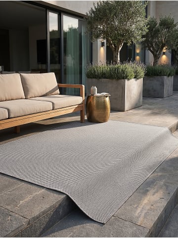 KADIMA DESIGN Läufer Uni flachgewebt pflegeleicht Wohnzimmer Flur Esszimmer in Grau