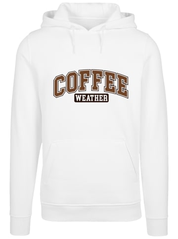 F4NT4STIC Hoodie Coffee Weather Winter Holiday Christmas in weiß