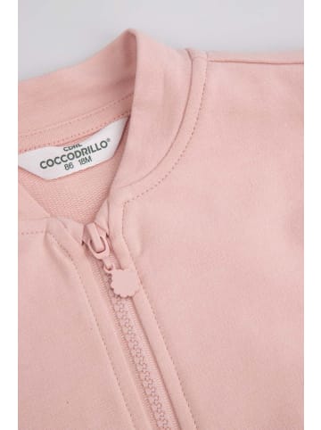 Coccodrillo Baumwoll-jogginganzug in gedämpftes Rosa