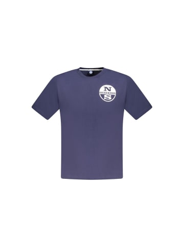 North Sails Blaues Baumwoll-T-Shirt