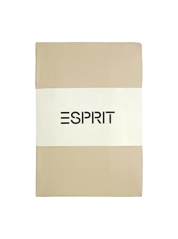 ESPRIT Spannbettlaken, Spannbetttuch in Beige