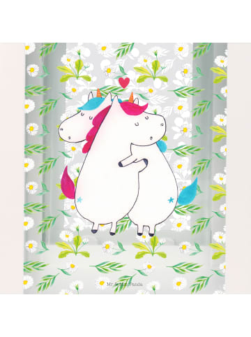 Mr. & Mrs. Panda Metalllaterne Einhorn Mitteilung ohne Spruch in Transparent