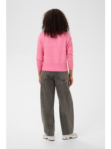 Kaffe Strickpullover KAniel Baggy fit in Pink Power Melange