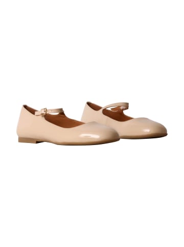 Emilie Karston Laelia Leder-Ballerinas Beige