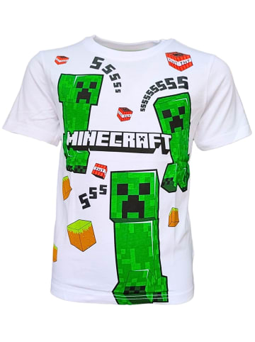 Minecraft T-Shirt Minecraft in Weiß