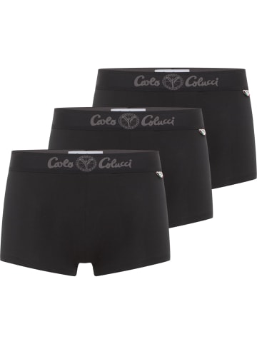 Carlo Colucci Retroshort Duzzi in Schwarz