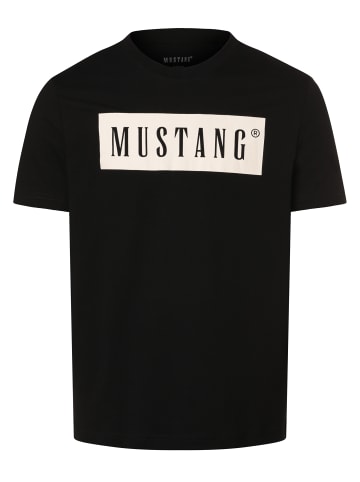 Mustang T-Shirt Austin in schwarz