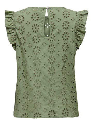 JDY Top in Oil Green