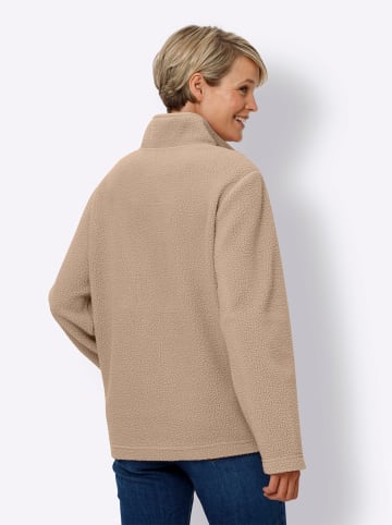 Sieh an! Fleece-Shirt in beige