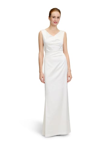 Vera Mont Abendkleid mit Raffung in Rohweiß