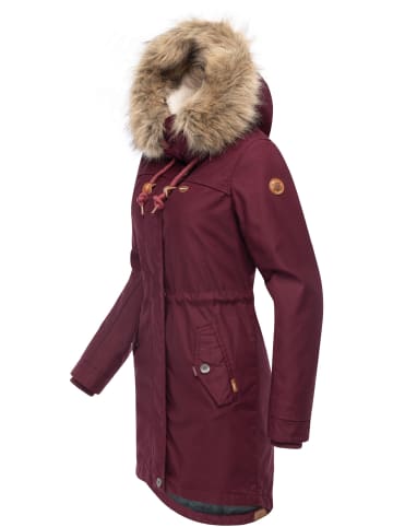 ragwear Parka Tawny in Wine Red22