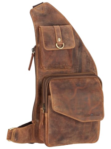Greenburry Rucksack Vintage 1559 Bodybag in Sattelbraun