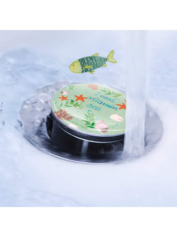 Mr. & Mrs. Panda Stöpsel Waschbecken Vitamin Sea mit Spruch in Bunt