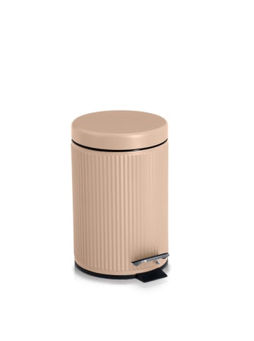 Zeller Present Mülleimer in beige