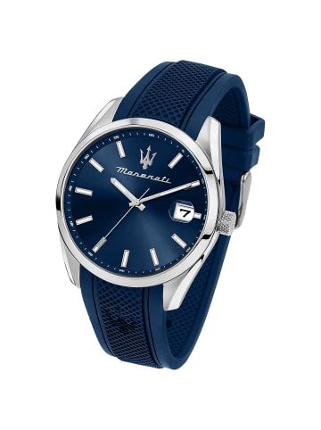 Maserati Analog-Armbanduhr Maserati Attrazione blau groß (ca. 43mm)