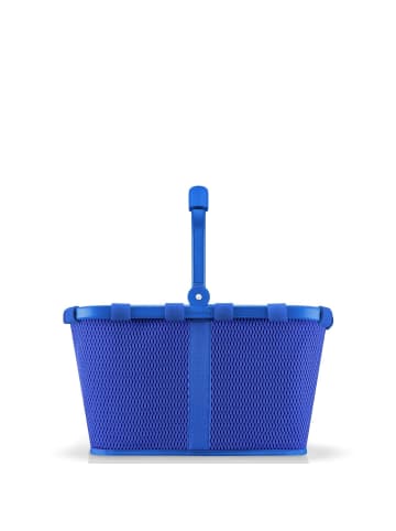 Reisenthel carrybag - Einkaufskorb (teddy leo olive) in frame mesh royal blue