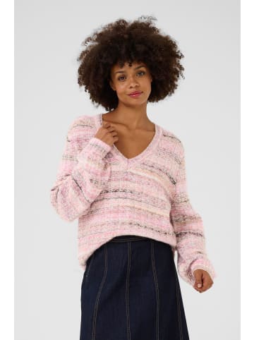 CULTURE Strickpullover CUmarble Relaxed fit in Pink Mix