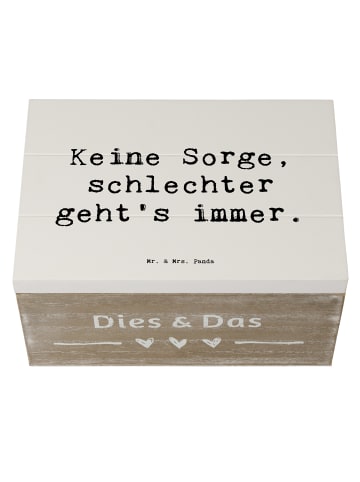 Mr. & Mrs. Panda Schatulle Spruch Hoffnung in schwierigen Zeiten... in Weiß