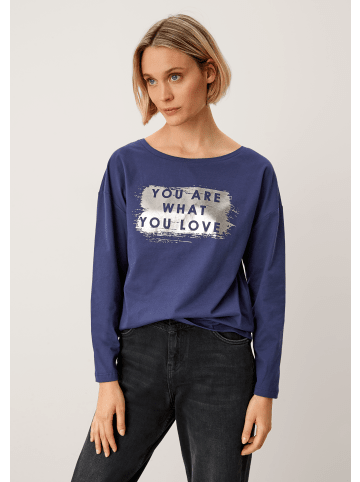 s.Oliver T-Shirt langarm in Blau