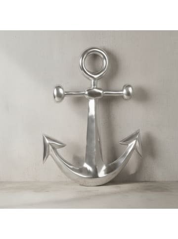 KADIMA DESIGN Dekofigur ANKER Aluminium Dekoration poliert 62