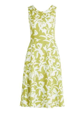 Vera Mont Cocktailkleid mit Blumenprint in Green/White