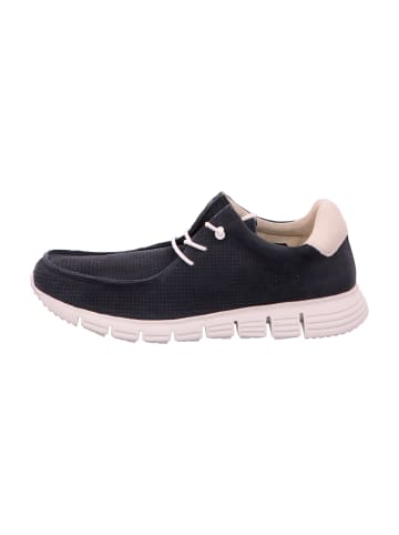 Sioux Mokassin Schnürschuhe in Blau