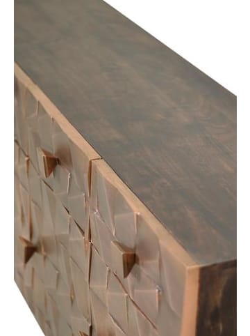Giner y Colomer Sideboard aus Mangoholz und Bronze in Brown