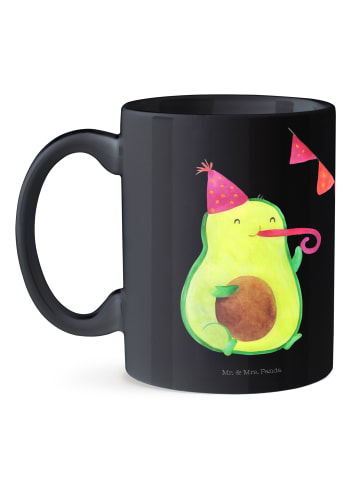 Mr. & Mrs. Panda Tasse Avocado Geburtstag ohne Spruch in Schwarz