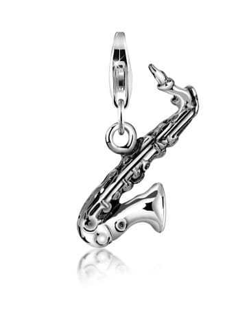 Nenalina Charm 925 Sterling Silber Music instrument in Silber