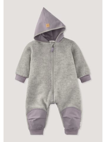Hessnatur Wollfleece Overall in hellgrau