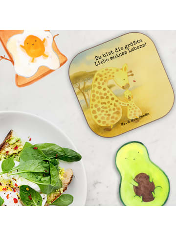 Mr. & Mrs. Panda Untersetzer für Gläser Giraffe Kind Design mit ... in Weiß