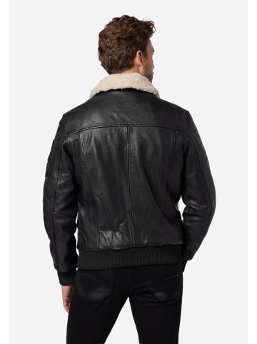 Ricano Lederjacke M-Bomber in Schwarz