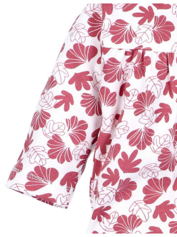 Nini Strampler Floral in rot weiß