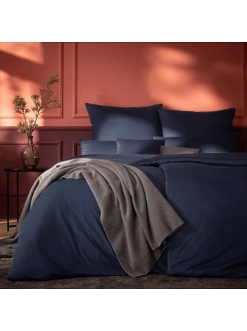 Estella Mako-Interlock-Jersey Bettwäsche Takoma in dunkelblau