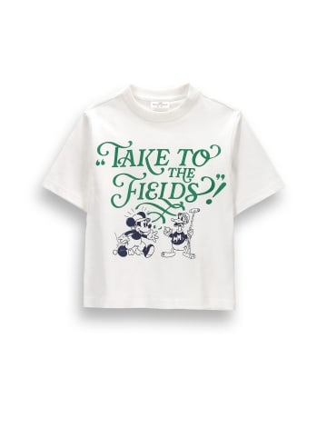 Coccodrillo T-shirt mit kurzen Ärmeln in ecru
