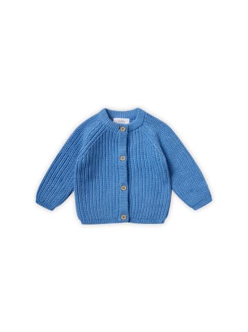 Stellou & friends Gerippter Strick-Cardigan in sky blue