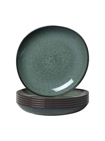 like. by Villeroy & Boch 6er Set Schalen flach Lave in Gris ø 27 cm