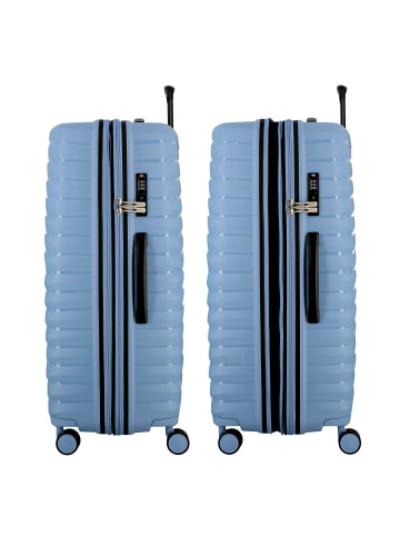 Jump Xwave 4 Rollen Trolley 76 cm mit Dehnfalte in bleu ciel