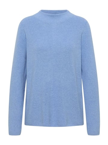 Cecil Pullover in sporty light blue melange