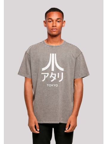 F4NT4STIC Oversize T-Shirt Atari Tokyo Retro Arcade Games in Asphalt