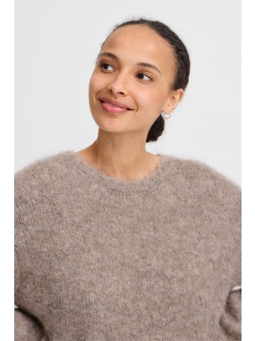 b. young BYMILLER JUMPER - loose fit in Humus Melange