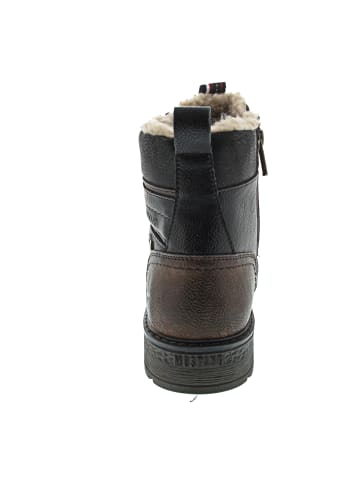 Mustang Schnürstiefel Schwarz