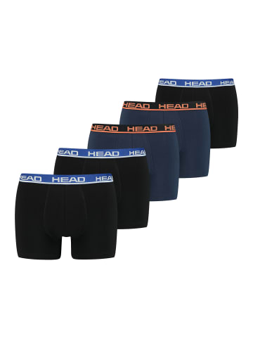 HEAD Boxershort 5er Pack in Schwarz/Blau